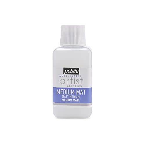 Pébéo Peinture Médiums Mat Acryliques Extra Fine 1 Flacon de 250 ml 521100