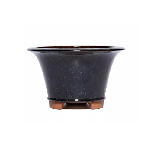 Pot de fleurs classique d'intérieur en sable violet fait main