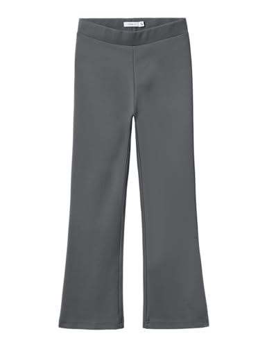 Name IT Nkffrikkali Bootcut - Pantaloni da Bambina Noos, Lava Smoke, 104