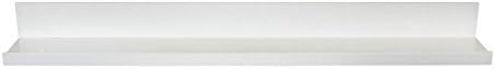 InPlace Shelving 9084678 35.4 in W x 4.5 in D x 3.5 in H Floating Shelf with Picture Ledge, White