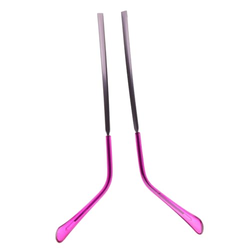 KOMBIUDA 1 Pair Glasses Temple Accessories Eyeglasses Temples Replacement Glasses Arm Replacement Sunglasses Arm Legs Eyeglasses Arm Legs Glasses Repair Replacement Purple Metal