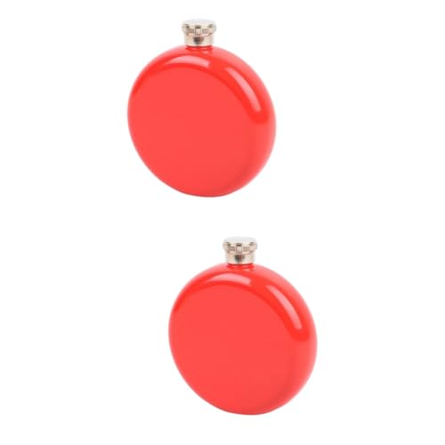 ULTECHNOVO 2 Piezas Jarra De Vino Portátil Matraz Petacas Para Licor Petacas De Alcohol Whiskey Bottle