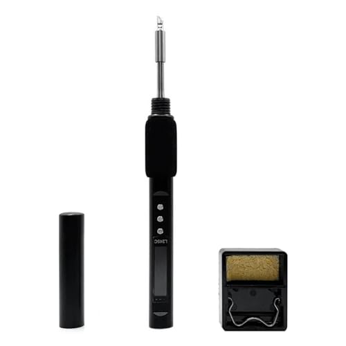 Fangxuee Soldador Eléctrico Portátil L245C PD de 100 W, Temperatura Ajustable de 50 A 500 °C, Pantalla A Color, Herramienta de Reparación para Bricolaje