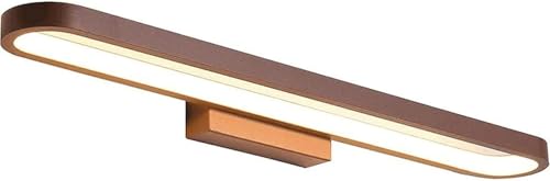 Genérico Luz de espejo Luces de pared de baño modernas,Led 3 temperaturas de color Lámparas de espejo de baño Luz de espejo de baño de aluminio impermeable,Lámpara de araña