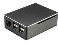 Akasa A-RA01-M1B Boîtier PC en Aluminium pour Raspberry Pi 3/2/B/Pi/B+ 92 x 68 x 29 mm Noir