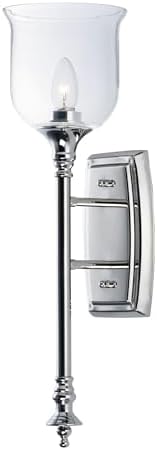 Maxim Centennial 1 Light Wall Sconce with Polished Nickel Finish