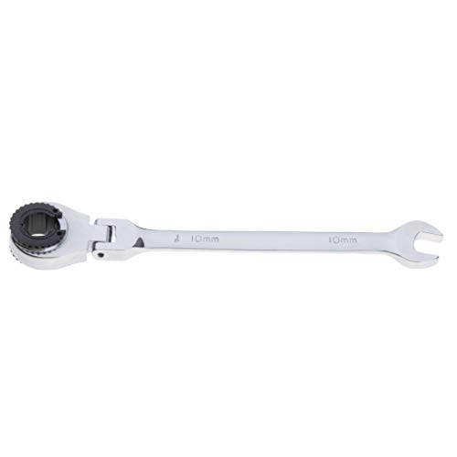 DYNWAVE Conjunto de 2 Chaves de Catraca para Tubos Métricos com Cabeça de aço Flexível