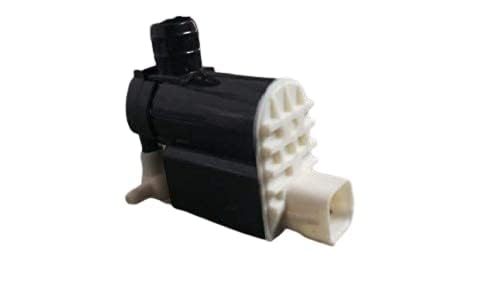 PAANJO Windshield Wiper Washer Spray Pump Motor, Black and White, 3-Pin Socket, Double Outlet, Compatible with Hyundai i20-image-3