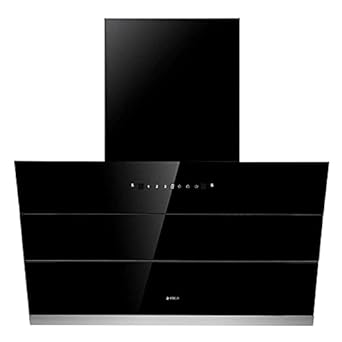 Elica 90 cm 1300 m3/hr Filterless Auto Clean Chimney (EFL-S901 HAC VMS PLUS, Motion Sensor Control, Black)