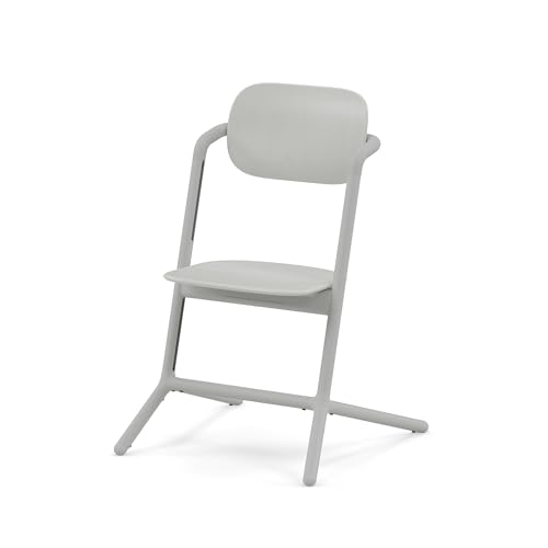 Image of Cybex LEMO High Chair 3-in-1 Set with Baby Set + Snack Tray - Modern Design, One-Hand Depth & Height Adjustment & Anti-Tip Wheels - from 6 Months, Convertible to Adult Chair, Suede Grey
