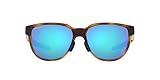 Oakley Mens OO9250A Actuator Low Bridge Fit Rectangular Sunglasses, Brown Tortoise/Prizm Sapphire Polarized, 57 mm