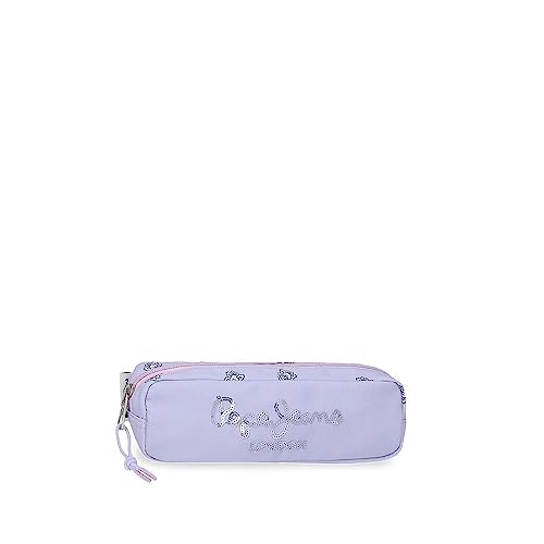 Pepe jeans Becca Pencil Case, Dark Purple, Standard Size, Suitcase