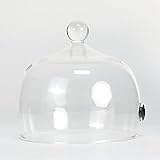 Glas-Cloche-Kuppel für Lebensmittel, Getränke, Glas-Display, Rauchen, Cloche, Cocktails, Rauch-Ei,...