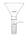 DONLAB EEI0050 Glass 50mm Filter Funnel with Perforated Glass Plate #24 Ground Joint Hose Connection