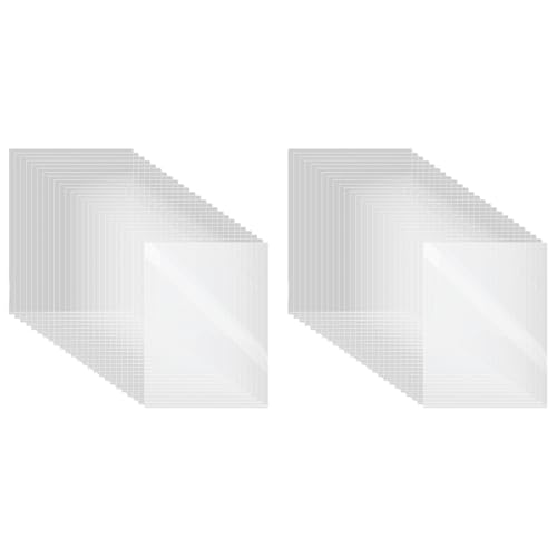 Chemises de classement transparentes A4 en L | Lot de 120 pochettes plastiques pour dossiers