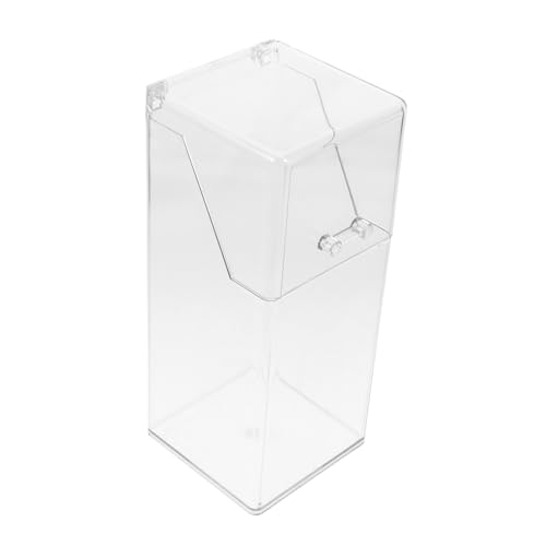 Garneck Transparent Desktop Storage Box for Gloves and Wall Mounted Organizer for Easy Access for Home Office and Laboratory Use Glove Dispenser Box and Mask
