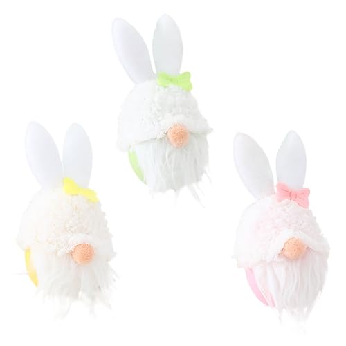 MAGICLULU 3piezas Muñecos De De Huevo Adornos De Pascua Decoración De para Fiestas
