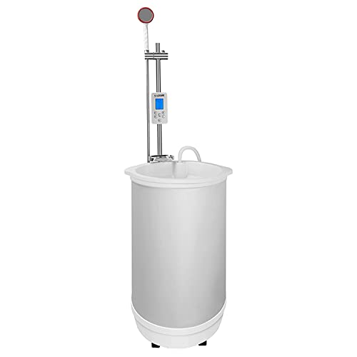 CPPI-1 2000W Faltbare Mobile Bademaschine, elektrische Sofortheizung Badezimmer Dusche Warmwasserbereiter, White Cover