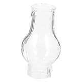 Abat-jour en verre pour lampes à huile : la cheminée de remplacement la plupart des lampes à huile et à pétrole vintage, globes de remplacement pour lampes à huile