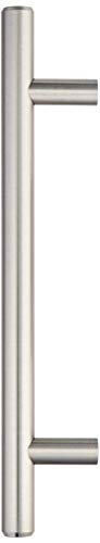 Cosmas 305-128SN Satin Nickel Cabinet Hardware Euro Style Bar Handle Pull - 5