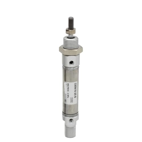 Cilindro neumático CD85N16 para automatización y vástago simple 2