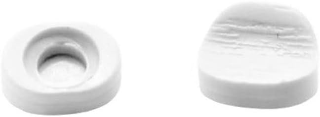 Tapones para marco de puerta de entrada 20 unidades para puerta de masonita ovalada color blanco