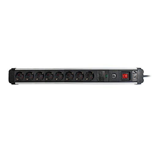 Enchufe Múltiple SIMON Extrapower: Regleta de 8 Tomas Schuko con Interruptor y Cable de 1,5M 4