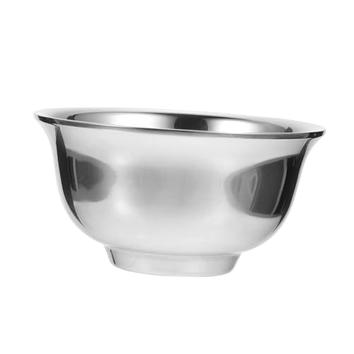 Gogogmee Shaving Bowls for Men Stainless Steel Shaving Soap Bowl Fine Craftsmanship Random Style