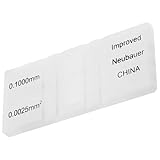 Ciieeo Glass Cell Counting Chamber Hemocytometer Board with Graduated Scale for Teaching and Lab