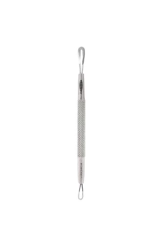 Cricket Logo Classic Skin Care Tool Extractor for White Heads, Black Heads and Removing Blemishes, Non-Rust Stainless Steel