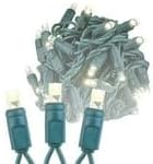 Miniatura 8 de Novelty Lights 50 luces LED de Navidad blancas cálidas de 25 pies para exterioresinteriores, 6 pulgadas de espaciado, cadena de luces de alambre