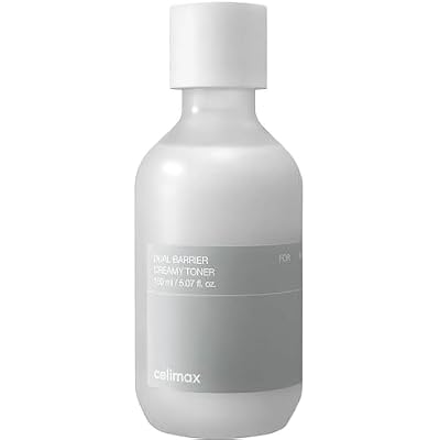 celimax Dual Barrier Creamy Toner | with Ceramides, Peptide, Oil & Alcohol Free, Facial Astringent, Long Lasting Hydration, Calming, Soothing, Non Irritating,150ml