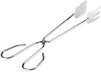 Cooking Tongs BBQ Tools Accessories Kitchen Cooking Stainless Steel Barbecue Clip Metal Food Pliers Scissors Tongs Length 31 cm