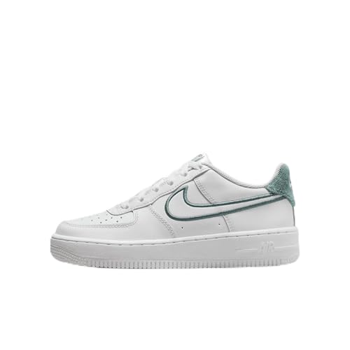 Nike Air Force 1 LV8 3 Big Kids' Shoes (FZ2008-100, Summit White/Bicoastal/Summit White) Size 6.5