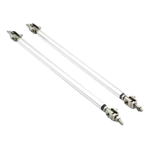 Kit support de pare-choc avant 200mm argent réglable pour traction auto