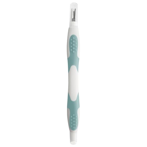Trim Cuticle Pusher and Remover – Dual-Ended Cuticle Trimmer Tool for Manicures and Pedicures – Ergonomic Design with Non-Slip Grip – Nail Care Essential