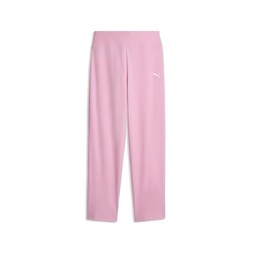 Pantalon Puma ESS fille survêtement taille haute droit coton noir sport