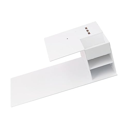 BELLIFFY 移植台 まつげ道具収納ホルダー まつげエクステンションツール ラック ラッシュピローシェルフ まつげツール まつげエクステピローシェルフ ツールディスプレイスタンド アクリル 白い