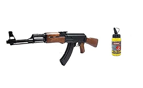 CYMA Fucile semiautomatico/Automatico Cm022 Tipo AK47 in ABS, Confezione Regalo per Natale (0,5 Joule)