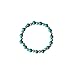Handmade Silver & Turquoise Beaded Stretched Ring, 925 Sterling Size 7 Turquoise Color Beads Chici Ring for women, Small Dainty Ring by MiYa Jewelry creations