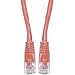 Cat5e Orange Copper Ethernet Crossover Cable, Snagless/Molded Boot, 7 Foot