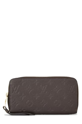 Pre-Loved Ombre Monogram Empreinte Zippy Wallet, Brown