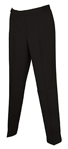 Pantalon long Ragno femme tight fit comfort noir chic 70444Q