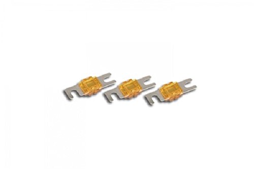 Stinger SPF58100 MIDI 100 Amp Fuses Chrome, 3-Pack