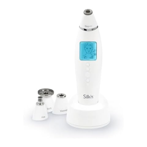 Silk’n Revit Prestige - Blackhead Remover Vacuum -Microdermabrasion Machine With LCD Display - Cleansing Exfoliating Face Scrub Pore Vacuum - Age Spot Reducer And Improves Skin Texture Cover