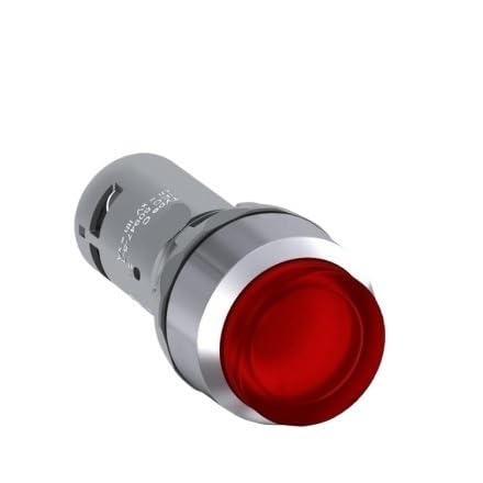 Bouton-Poussoir Compact CP3-31R-10 rouge avec contact 1NO 10116189