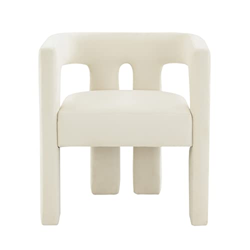 Sillón Perfil Escultural Crema miniatura 4