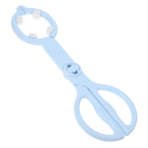 Kisangel Multifuncional Pinza para Biberón Antideslizante Resistente al con Mango Ergonómico Azul para Bebés Sujeción y Protección contra Quemaduras