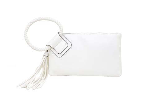 Image of Womens Clutch Purse Wristlet Wallet Evening w /Hand Strap Casual Formal Vegan Leather - Metro Muse
