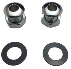 Air Vent for Drums - ROSS Percussion (2 Pack - Chrome)